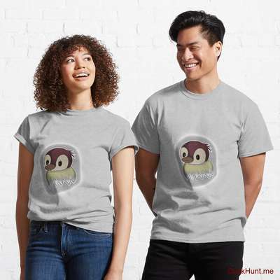 Ghost Duck (foggy) Heather Grey Classic T-Shirt (Front printed) image