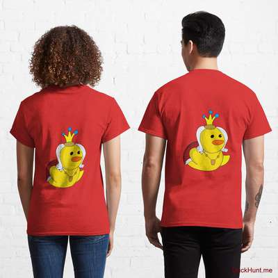 Royal Duck Red Classic T-Shirt (Back printed) image