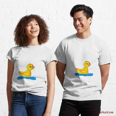 Plastic Duck White Classic T-Shirt (Front printed) image