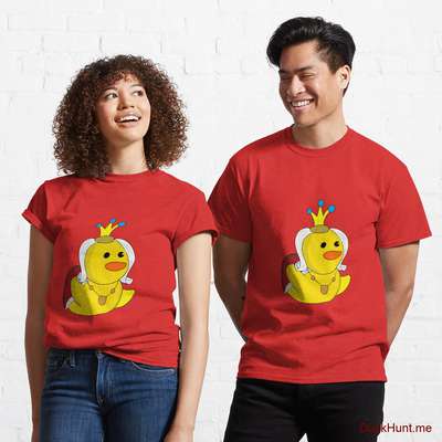 Royal Duck Red Classic T-Shirt (Front printed) image