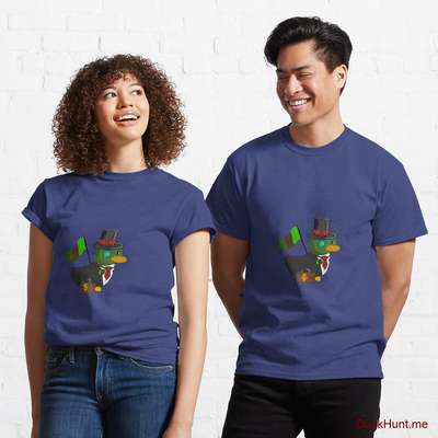 Golden Duck Blue Classic T-Shirt (Front printed) image