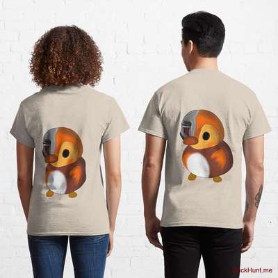 Mechanical Duck Creme Classic T-Shirt (Back printed) image