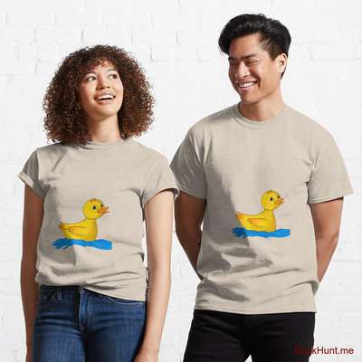 Plastic Duck Creme Classic T-Shirt (Front printed) image
