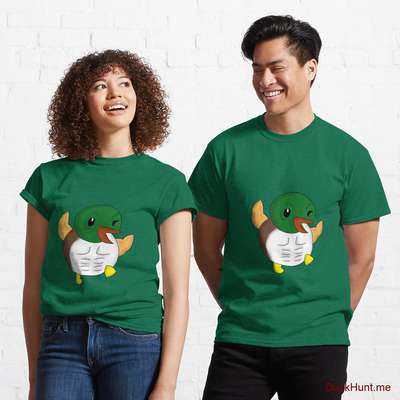 Super duck Green Classic T-Shirt (Front printed) image