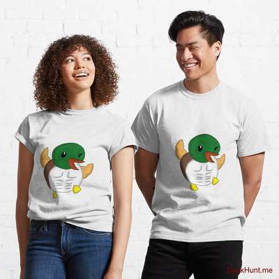 Super duck White Classic T-Shirt (Front printed) image