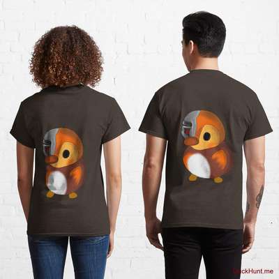 Mechanical Duck Brown Classic T-Shirt (Back printed) image