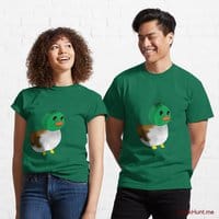 Normal Duck Green Classic T-Shirt (Front printed)