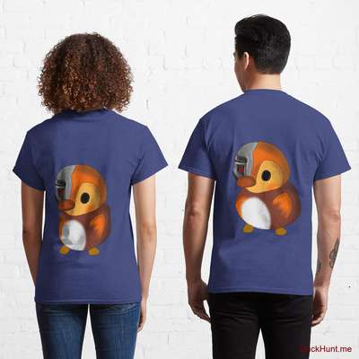Mechanical Duck Blue Classic T-Shirt (Back printed) image