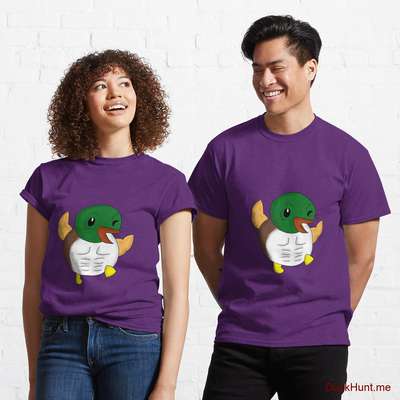 Super duck Purple Classic T-Shirt (Front printed) image