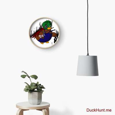 Dead Boss Duck (smoky) Clock image