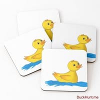 Plastic Duck Coasters (Set of 4)