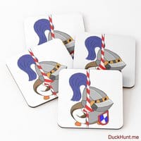 Armored Duck Coasters (Set of 4)