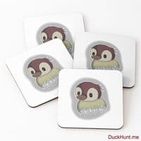 Ghost Duck (foggy) Coasters (Set of 4)