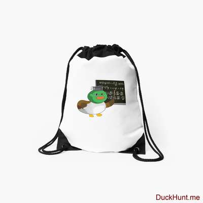 Prof Duck Drawstring Bag image