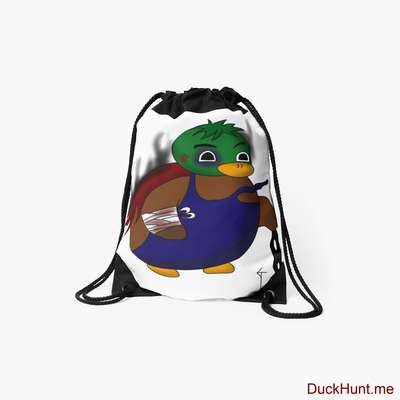 Dead Boss Duck (smoky) Drawstring Bag image