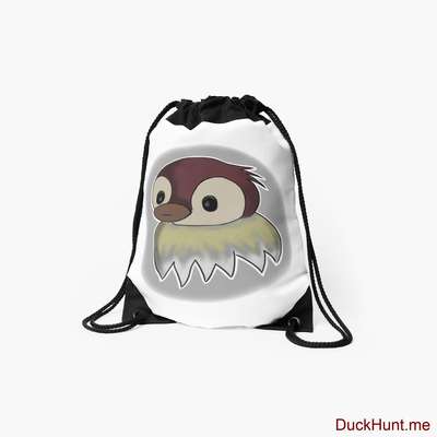 Ghost Duck (foggy) Drawstring Bag image