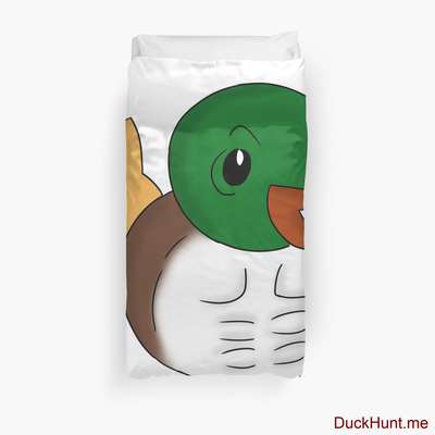 Super duck Duvet Cover image