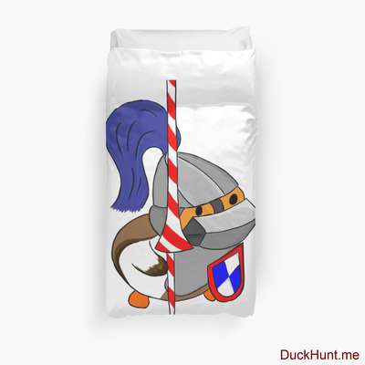 Armored Duck Duvet Cover image