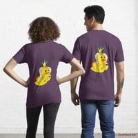 Royal Duck Eggplant Essential T-Shirt (Back printed)