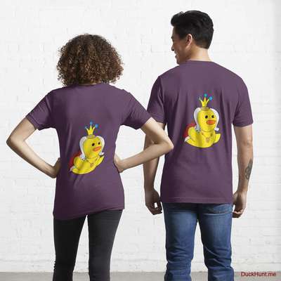 Royal Duck Eggplant Essential T-Shirt (Back printed) image