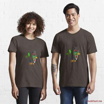 Golden Duck Brown Essential T-Shirt (Front printed) image
