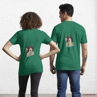 Ghost Duck (fogless) Green Essential T-Shirt (Back printed)