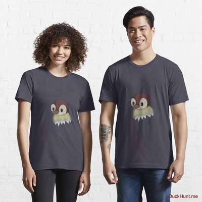 Ghost Duck (fogless) Dark Blue Essential T-Shirt (Front printed) image