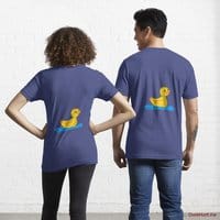 Plastic Duck Blue Essential T-Shirt (Back printed)
