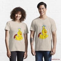 Royal Duck Creme Essential T-Shirt (Front printed)