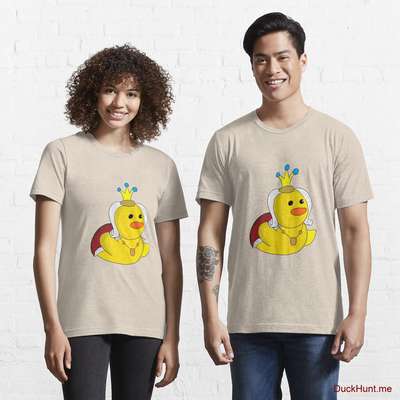 Royal Duck Creme Essential T-Shirt (Front printed) image