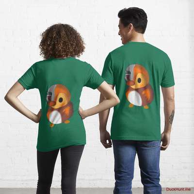 Mechanical Duck Green Essential T-Shirt (Back printed) image