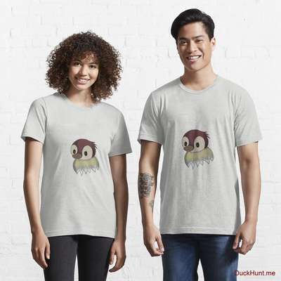 Ghost Duck (fogless) Light Grey Essential T-Shirt (Front printed) image