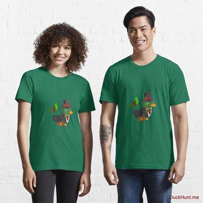 Golden Duck Green Essential T-Shirt (Front printed) image