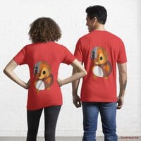 Mechanical Duck Red Essential T-Shirt (Back printed)