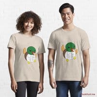 Super duck Creme Essential T-Shirt (Front printed)