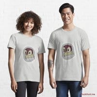 Ghost Duck (foggy) Light Grey Essential T-Shirt (Front printed)
