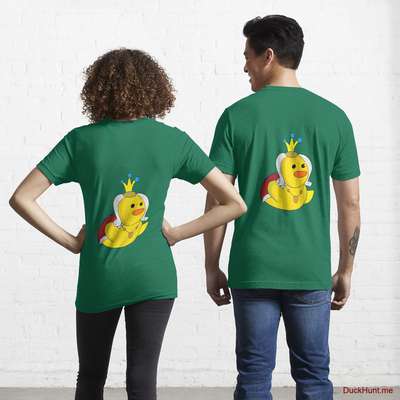 Royal Duck Green Essential T-Shirt (Back printed) image