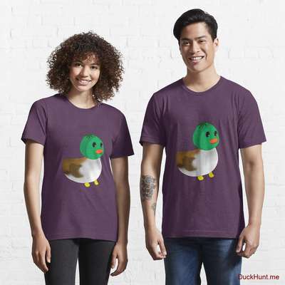 Normal Duck Eggplant Essential T-Shirt (Front printed) image