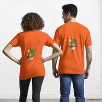 Kamikaze Duck Orange Essential T-Shirt (Back printed)