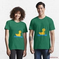 Plastic Duck Green Essential T-Shirt (Front printed)