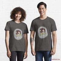 Ghost Duck (foggy) Charcoal Heather Essential T-Shirt (Front printed)