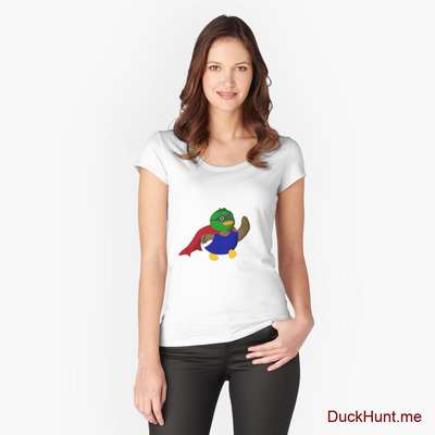Alive Boss Duck Fitted Scoop T-Shirt image