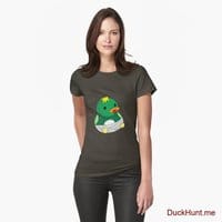 Baby duck Army Fitted T-Shirt (Front printed)