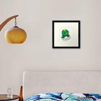Baby duck Framed Art Print