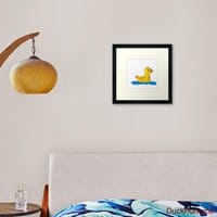 Plastic Duck Framed Art Print