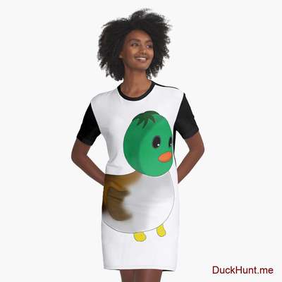 Normal Duck Graphic T-Shirt Dress image