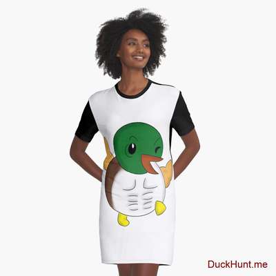 Super duck Graphic T-Shirt Dress image