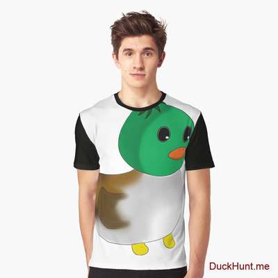 Normal Duck Black Graphic T-Shirt image