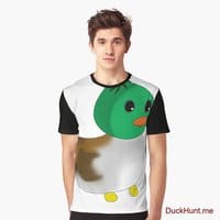 Normal Duck Black Graphic T-Shirt