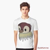 Ghost Duck (fogless) White Graphic T-Shirt